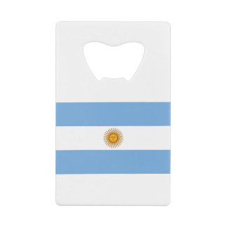Argentina Flag Kredietkaart Flessenopener