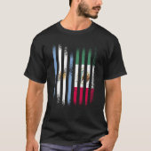 Argentina Flag Mexico Grown Country Flags Stripes T-shirt (Voorkant)