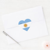 Argentina Flag Splendid Patriotic Hart Sticker (Envelop)