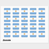Argentina Flag Sticker (Vel)