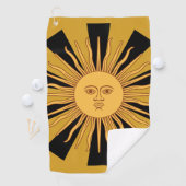 Argentina Golden Sun, Sol de Mayo Golfhanddoek (Insitu)