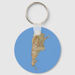 Argentina Map Sleutelhanger
