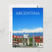 argentina mendoza gate briefkaart (Voorkant / Achterkant)