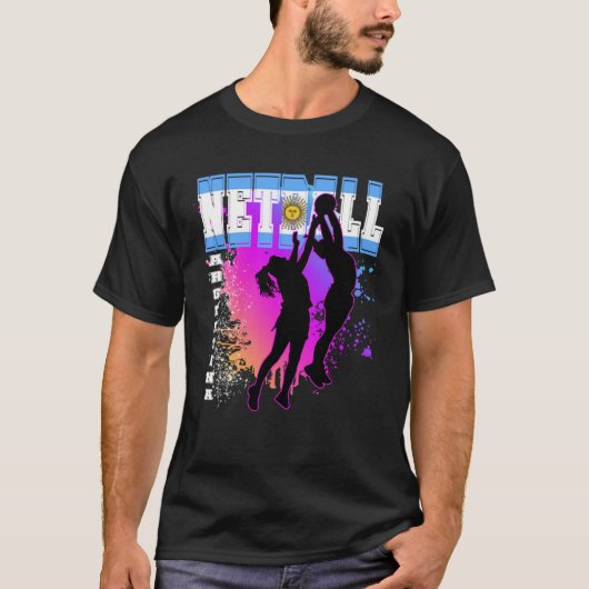 Argentina  Netball T-shirt (Voorkant)