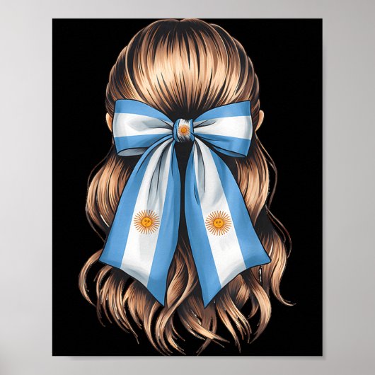 Argentina Pride Argentinian Flag  Poster (Voorkant)