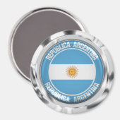 Argentina Round Emblem Magneet (Voorkant / Achterkant)