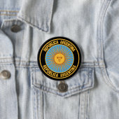 Argentina Round Emblem Ronde Button 7,6 Cm (In situ)