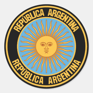 Argentina Round Emblem Ronde Sticker