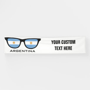 Argentina Shades aangepaste tekst en kleurenbanner Spandoek