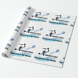 Argentina Soccer Cadeaupapier