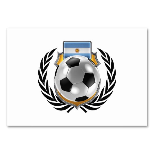 Argentina Soccer Champions Kaart (Voorkant)