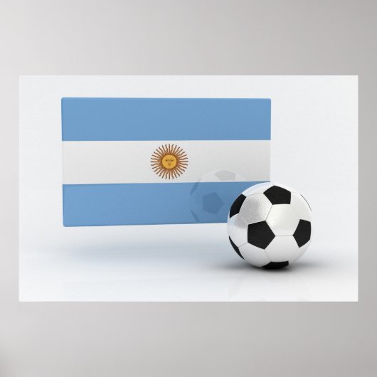 Argentina Soccer Poster (Voorkant)
