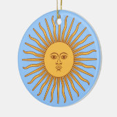 Argentina Sol de Mayo Keramisch Ornament (Links)