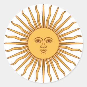 Argentina Sol de Mayo Ronde Sticker