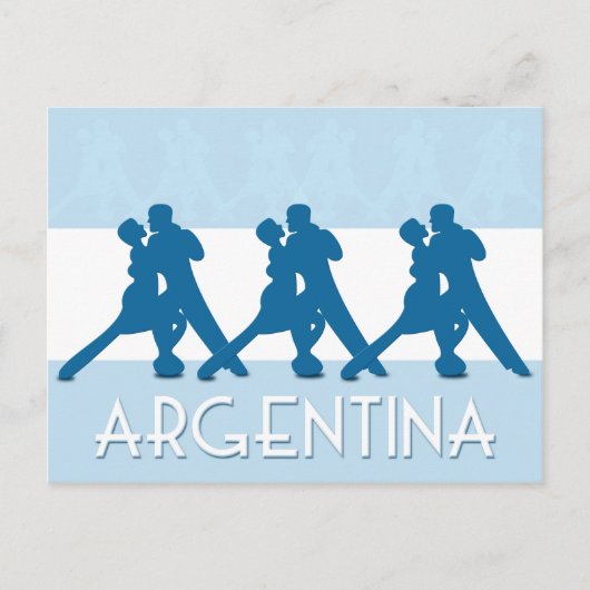 Argentina Tango briefkaart (Voorkant)