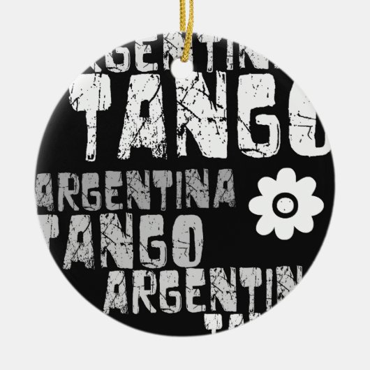 Argentina Tango Keramisch Ornament (Voorkant)