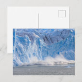 Argentine - Carte postale Glacial Ice avalanche (Devant / Derrière)