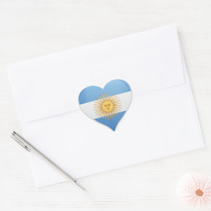 Argentine drapeau de gousse ornement autocollant