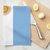 Argentine : Drapeau des serviettes de cuisine (Quart Plié)