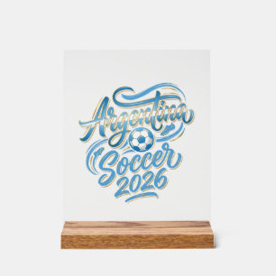 Argentine Football 2026 Football Gras Pays Typogra