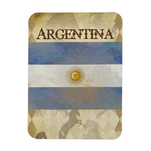 Argentine Magnet souvenir (Vertical)