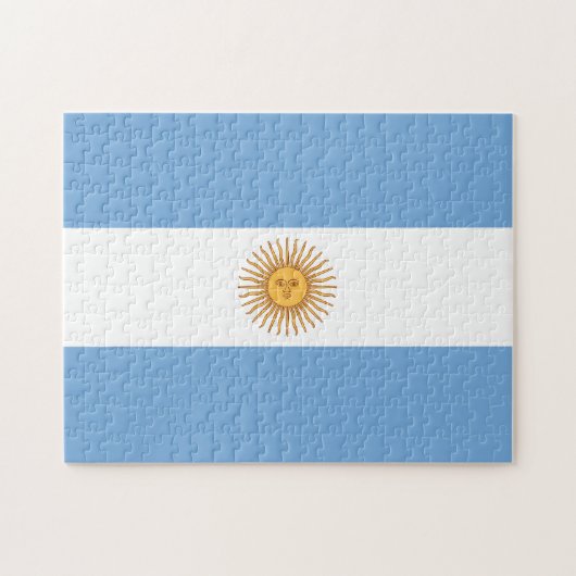 Argentine - Puzzle du drapeau (Horizontal)