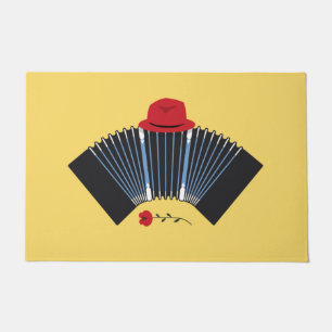 Argentine Tango Dancer Bandoneon en Fedora Deurmat