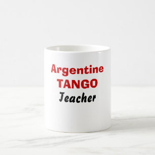 Argentine, TANGO, leraar Koffiemok
