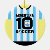 Argentine World Soccer Jersey Ornement (Dos)