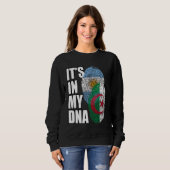 Argentinian And Algerian Mix DNA Flag Heritage Trui (Voorkant volledig)