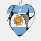 Argentinië #1 keramisch ornament (Links)