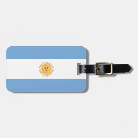Argentinië Bagagelabel (Voorkant horizontaal)