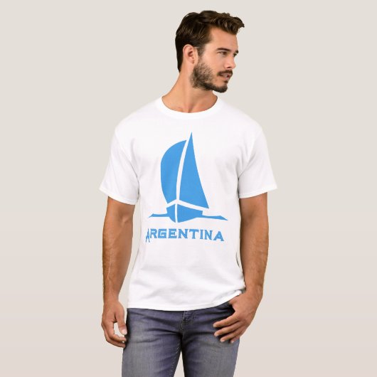 Argentinië - Boot T-shirt (Voorkant volledig)