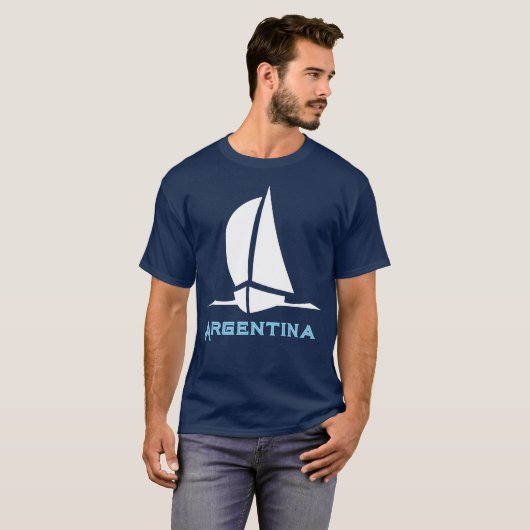 Argentinië - Boot T-shirt (Voorkant volledig)