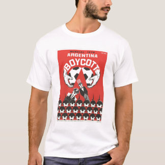 argentinië boycot woordbekertje 1978 t-shirt