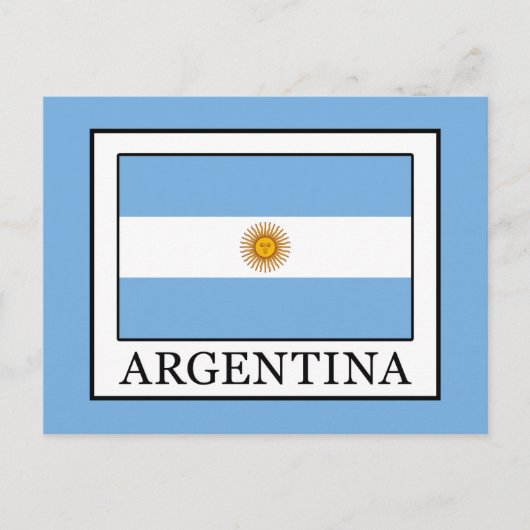 Argentinië Briefkaart (Voorkant)