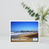 Argentinië - Buenos Aires - Pinamar - Briefkaart (Staand voorkant)