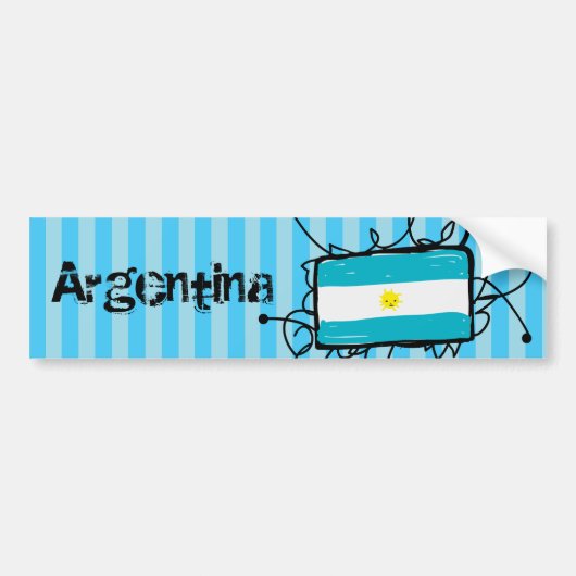 Argentinië Bumpersticker (Voorkant)