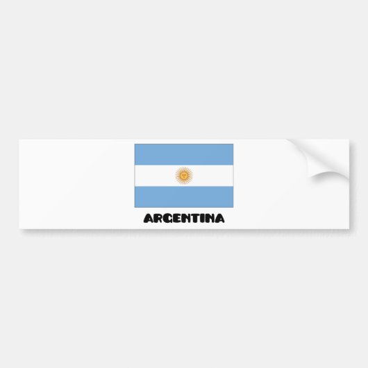 Argentinië Bumpersticker (Voorkant)