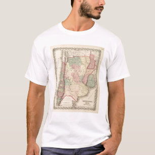Argentinië, Chili, Uruguay en Paraguay T-shirt