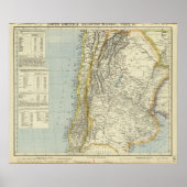 Argentinië en Chili Poster (Voorkant)