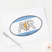 Argentinië Euro Sticker (Envelop)