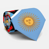 Argentinië Flag Heart Patriottic Argentine Stropdas (Opgerold)