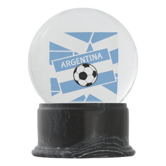 Argentinië Football Sneeuwbol (Achterkant)