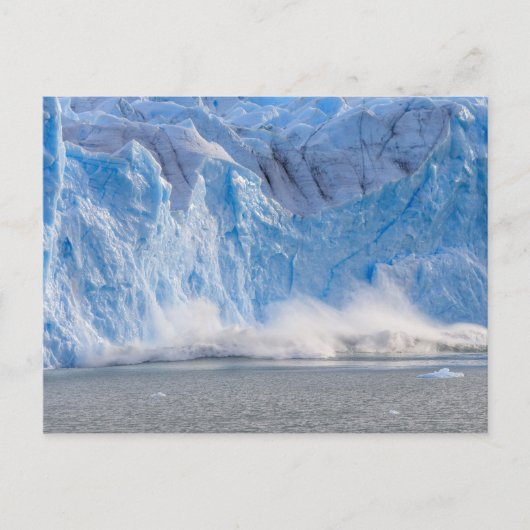 Argentinië - Glacial Ice avalanche briefkaart (Voorkant)