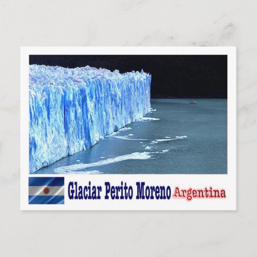 Argentinië - Glaciar Perito - Briefkaart (Voorkant)