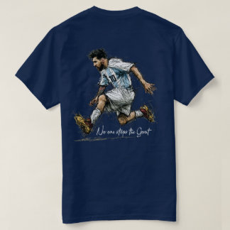 Argentinië GOAT 10 Voetbal Schets T-Shirt