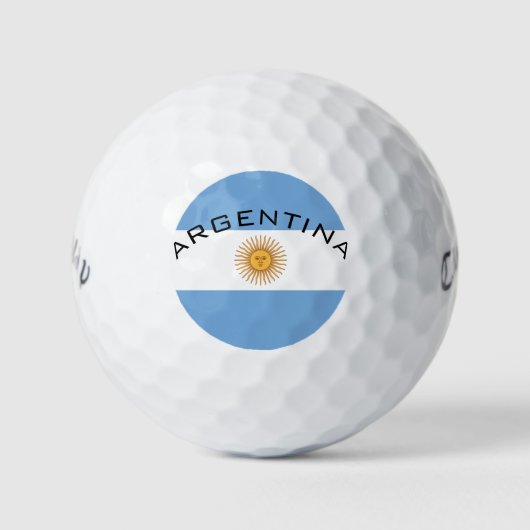 argentinië golfballen (Voorkant)