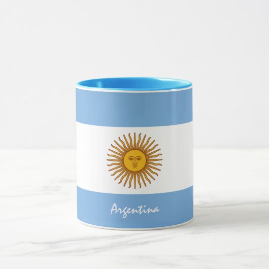 Argentinië mok, Argentinië vlag patriottische / sp Mok (Midden)