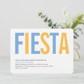 Argentinië Party uitnodiging (Staand voorkant)